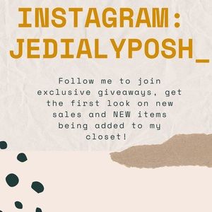 FOLLOW MY INSTAGRAM @jedialyposh_